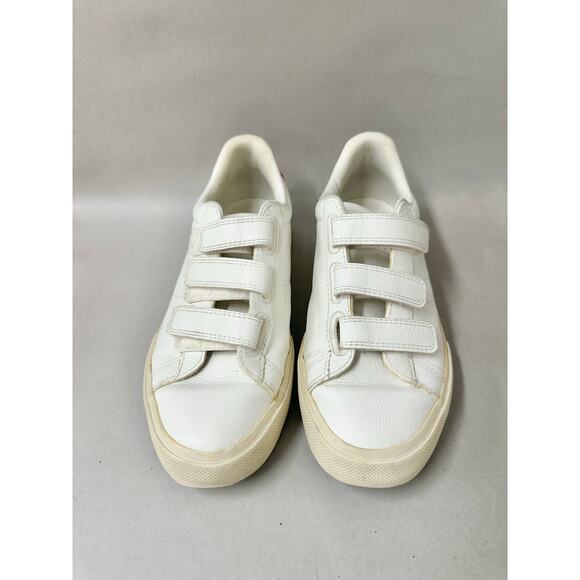 Veja Recife Chromefree Extra White Ultraviolet Hook & Loop sneaker US 9 Euro 40 - Picture 7 of 16